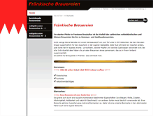 Tablet Screenshot of fraenkische-brauereien.com